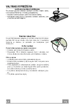 Preview for 74 page of Faber CYLINDRA GLOSS PLUS Instruction Manual