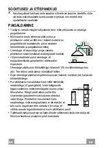 Предварительный просмотр 56 страницы Faber Cylindra Isola Gloss Instruction Manual