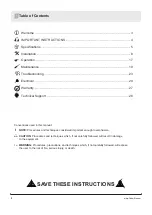 Preview for 2 page of Faber e-MatriX 600 Owner'S Manual