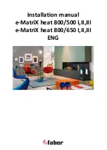 Preview for 21 page of Faber e-MatriX heat 800/500 I Installation Manual