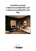 Preview for 1 page of Faber e-MatriX mood 800/500 I Installation Manual