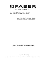 Faber FBIMWO 25LCGS Instruction Manual preview