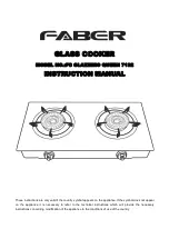 Faber FC GLAZZIMO QUEEN 7132 Instruction Manual preview