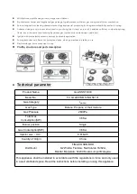 Preview for 3 page of Faber FC GLAZZIMOKINGS8131 Instruction Manual