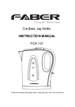 Faber FCK 101 Instruction Manual preview