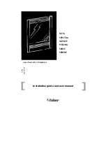 Faber FEELING Installation Manual And User'S Manual preview