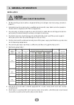 Preview for 6 page of Faber FWH SOTTILE 306 User Manual