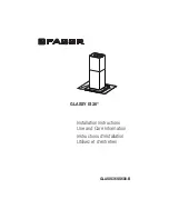 Preview for 1 page of Faber GLASIS36SS600-B Installation Instructions Manual