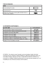 Preview for 40 page of Faber HIGH-LIGHT Series Installation Instructions; Use And Care Information