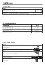 Preview for 10 page of Faber INCA LUX INLX21SSV2 Installation Instructions; Use And Care Information