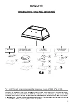 Preview for 7 page of Faber INCA PRO PLUS INPL3019SSNB-B Installation Instructions; Use And Care Information