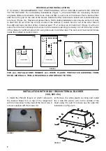 Preview for 8 page of Faber INCA PRO PLUS INPL3019SSNB-B Installation Instructions; Use And Care Information