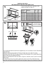 Preview for 12 page of Faber INCA PRO PLUS INPL3019SSNB-B Installation Instructions; Use And Care Information