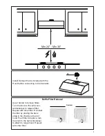 Preview for 7 page of Faber Ostro 30 SS 400 cfm Installation Instructions; Use And Care Information