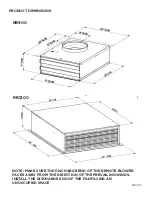 Предварительный просмотр 7 страницы Faber RB1200 Installation Instructions; Use And Care Information