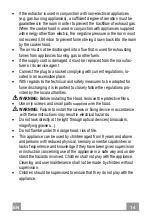 Preview for 14 page of Faber SOLARIS EG6 LED X A100 Instruction Manual