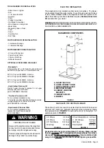 Preview for 4 page of Faber STILO Wall Mount Canopy Rangehood Installation Instructions Manual