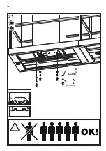 Предварительный просмотр 34 страницы Faber T-SHELF EV8 BK MATT A180 Installation Manual