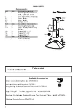 Preview for 6 page of Faber TENDER TEND30BSV Installation Instructions; Use And Care Information