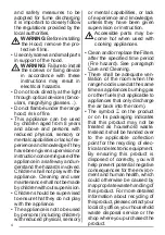 Preview for 4 page of Faber VOLUTE 900 INOX User Manual