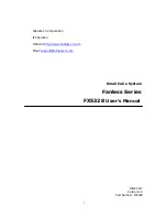 Preview for 1 page of FabiaTech FX5328 User Manual