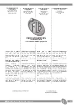 Предварительный просмотр 19 страницы FABIO LEONARDI MR Series Instructions For Use And Maintenance Manual