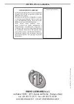 Preview for 20 page of FABIO LEONARDI MR Series Instructions For Use And Maintenance Manual