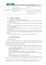 Preview for 12 page of Fabit 42080E User Manual