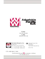 Preview for 8 page of Fabrication Enterprises Waxwel Plus 11-1611 Use And Care Manual