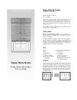 Fabritec designs Natural Woven Shades Installation Instructions preview