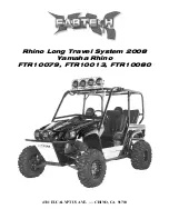 Preview for 1 page of Fabtech FTR10079 Manual