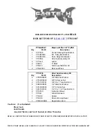 Preview for 1 page of Fabtech FTS22107 Installation Instructions