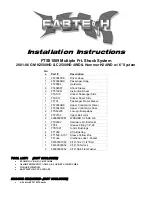 Fabtech FTS51009 Installation Instructions Manual предпросмотр