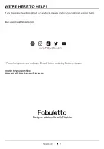 Preview for 11 page of Fabuletta FHM001 User Manual