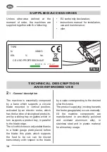 Preview for 16 page of Fac 2 F250 TC-V Use And Maintenance Manual