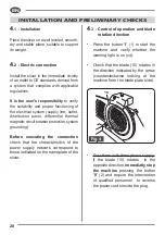 Preview for 22 page of Fac 2 F250 TC-V Use And Maintenance Manual