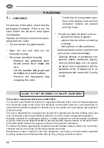 Preview for 14 page of Fac C3 Use And Maintenance Manual