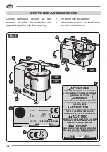 Предварительный просмотр 16 страницы Fac C3 Use And Maintenance Manual