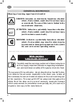 Preview for 6 page of Fac F 250 E Use And Maintenance Manual