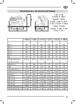 Preview for 21 page of Fac F 250 E Use And Maintenance Manual