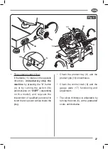 Preview for 29 page of Fac F 250 E Use And Maintenance Manual