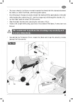 Preview for 37 page of Fac F 250 E Use And Maintenance Manual