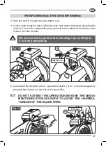 Preview for 39 page of Fac F 250 E Use And Maintenance Manual