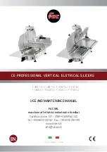 Preview for 1 page of Fac F 300 TCV Use And Maintenance Manual