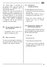 Preview for 17 page of Fac F 300 TCV Use And Maintenance Manual