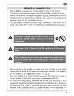 Preview for 7 page of Fac F195 Use And Maintenance Manual