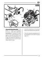 Preview for 29 page of Fac F195 Use And Maintenance Manual