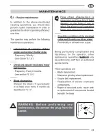 Preview for 33 page of Fac F195 Use And Maintenance Manual