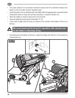 Preview for 38 page of Fac F195 Use And Maintenance Manual