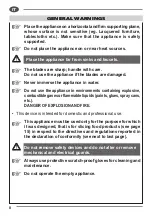 Предварительный просмотр 10 страницы Fac F250 TS-V Use And Maintenance Manual